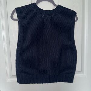 Jessica Simpson Blue Sleeveless Sweater